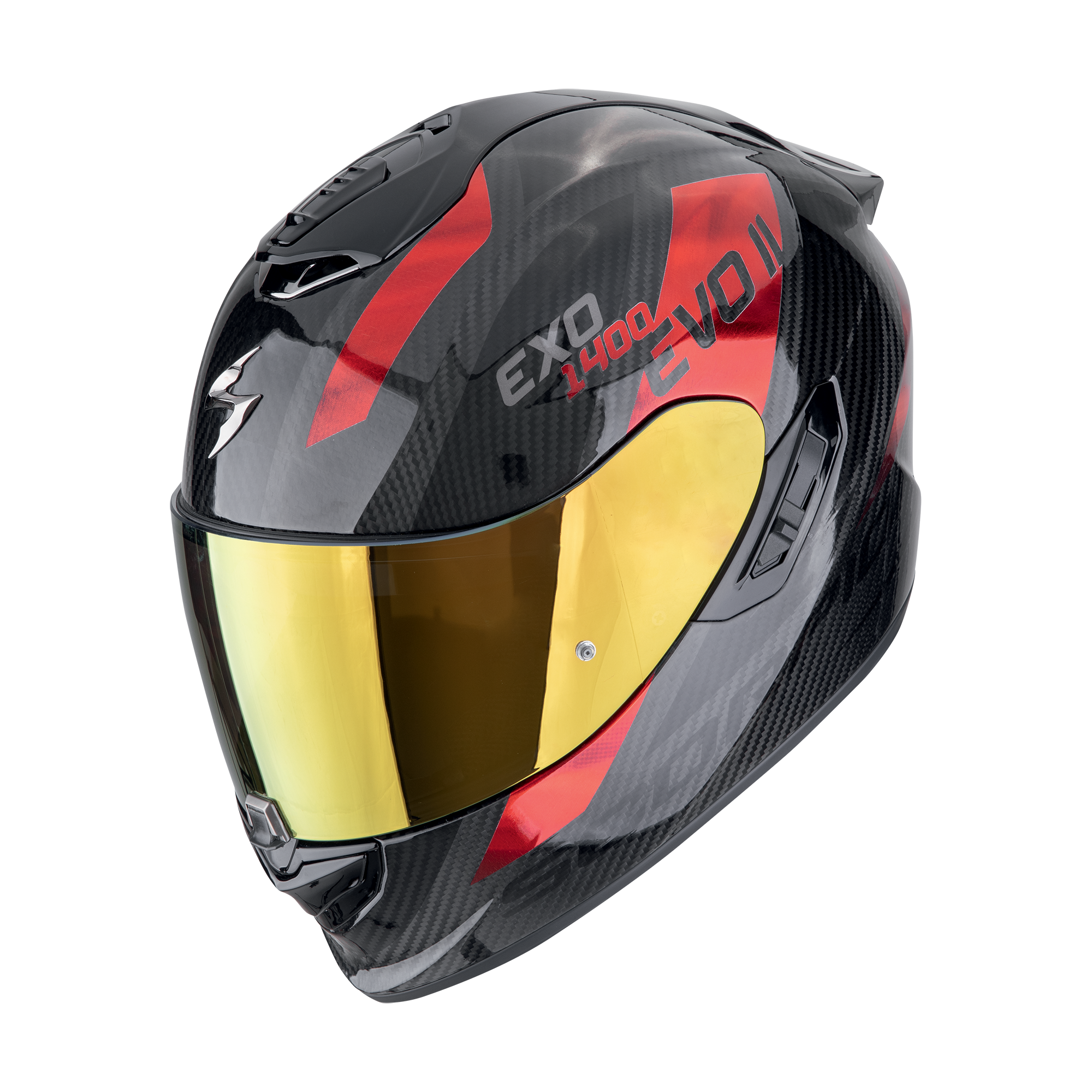CAPACETE SCORPION EXO-1400 EVO II CARBON AIR PLATTED