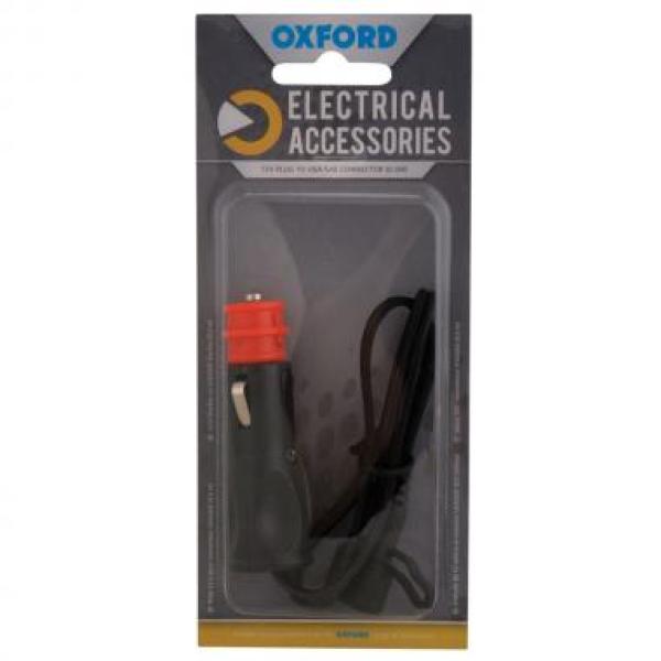 OXFORD 12VPLUG TO USA/SAE CONNECTOR (0.5MTR LEAD)