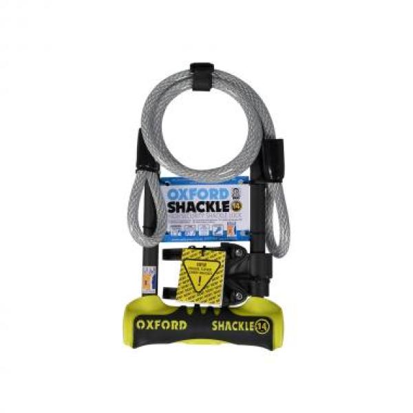 OXFORD SHACKLE 14 DUO U-CADEADO 320MM X 177MM AMARELO